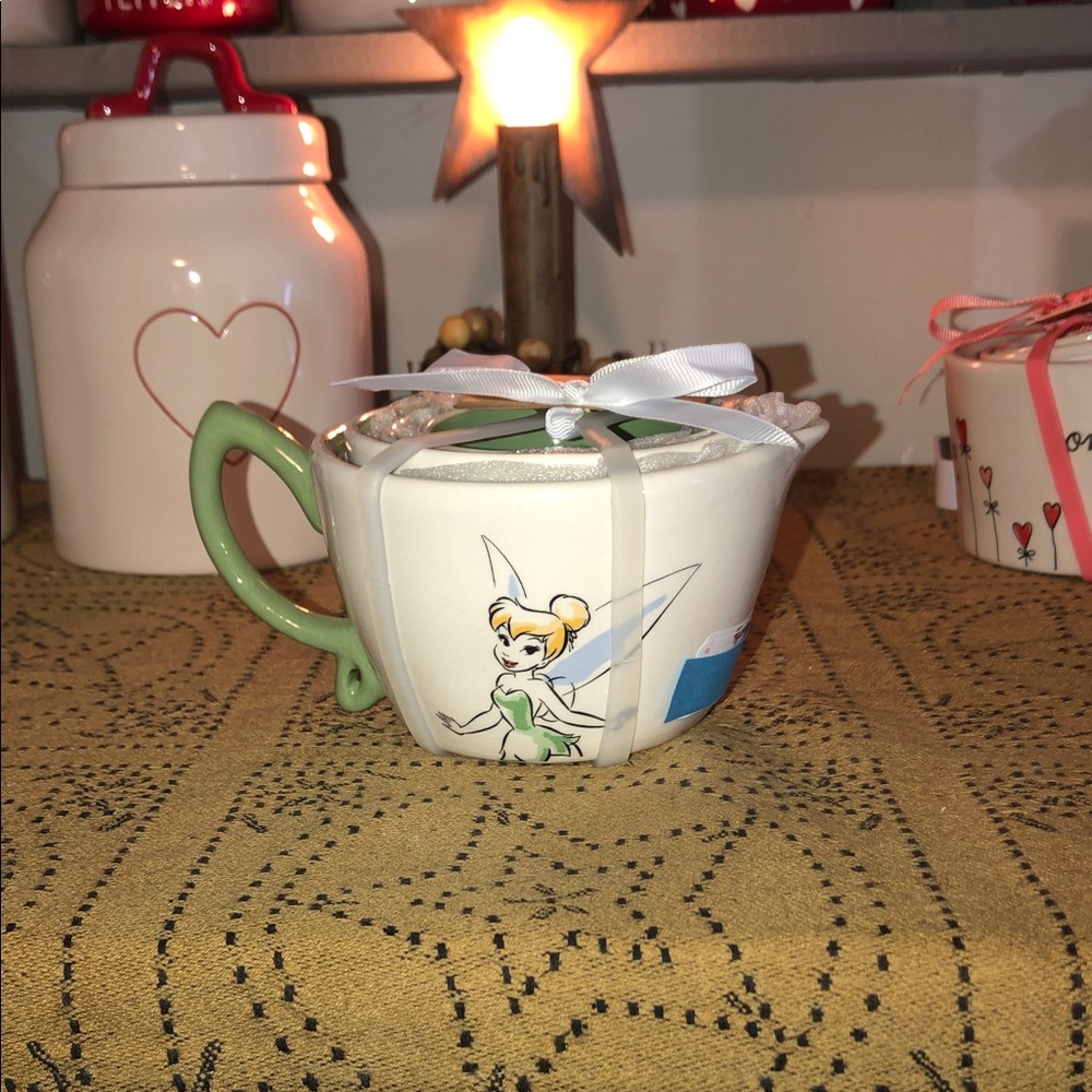 Rae Dunn Disney Tinkerbell Measuring Cups Green Handle - Picture 2 of 12